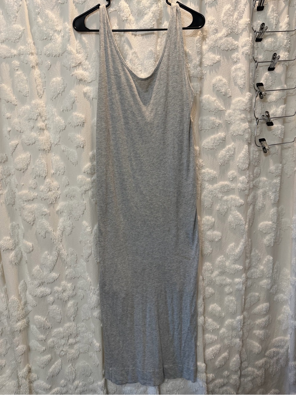 Helmut Lang gray maxi dress